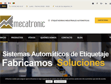 Tablet Screenshot of mecatronic.es